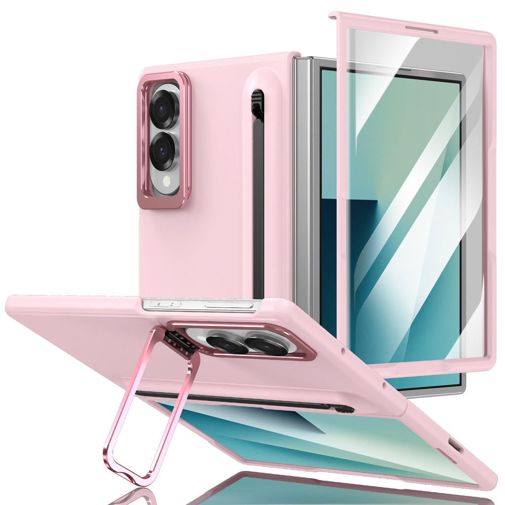 พับสําหรับ Samsung Galaxy Z พับ 8 กว้างพับ 8 Ultra Fold7 7 6 5 4 3 5G S ช่องเสียบปากกากันกระแทกพร้อมฟิล์มแก้วหน้าจอ