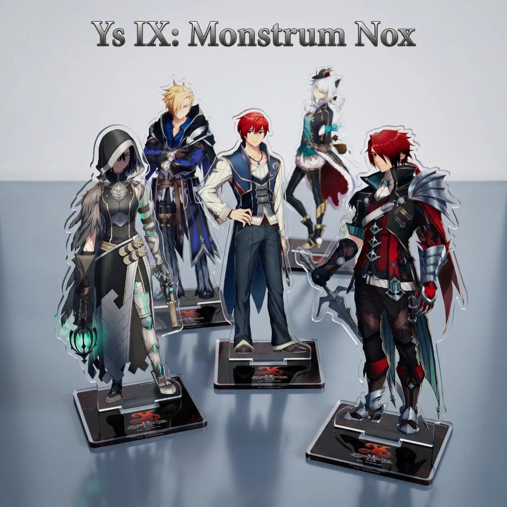 เกม Ys IX: Monstrum Nox Adol Christin White Cat อะนิเมะ Mica พวงกุญแจผู้ถือคอสเพลย์อุปกรณ์ต่อพ่วงมะเ