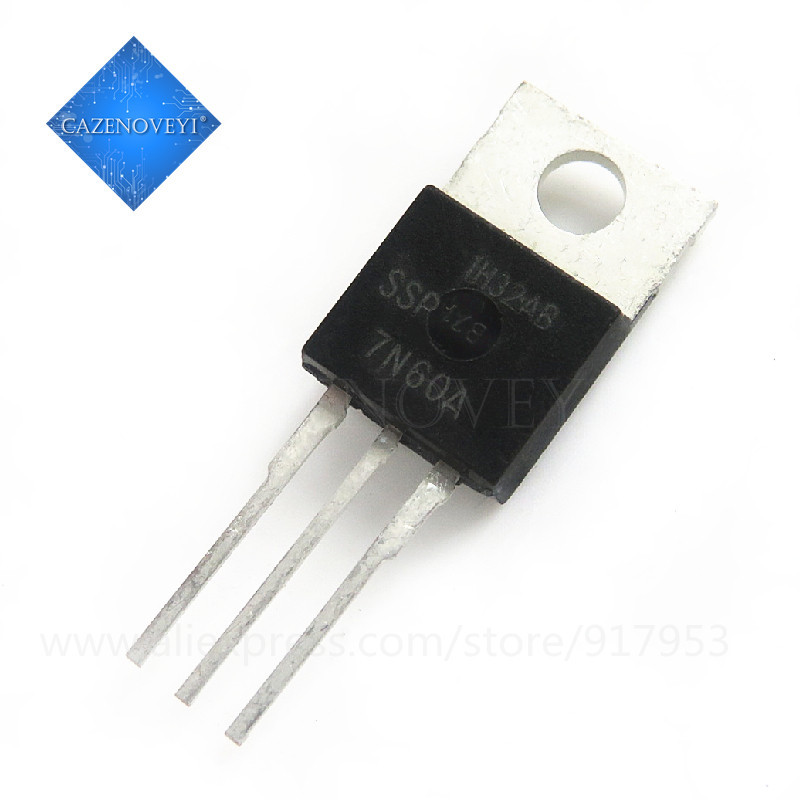10 ชิ้น SSP7N60B SSP7N60A 7N60B 7N60A 7N60 TO-220 ชิปเดิมใหม่