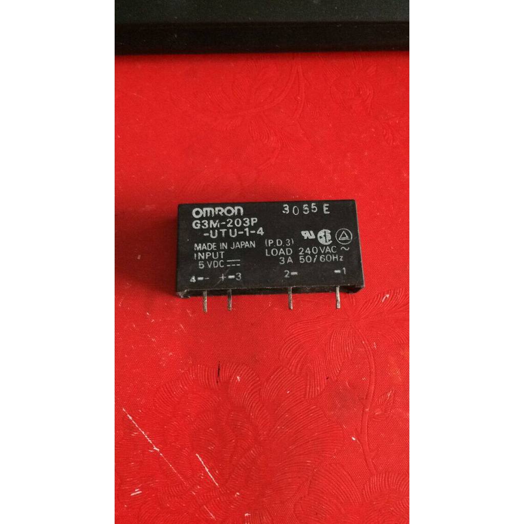 OMRON Solid State Relay G3 M - 202P - U TU - 1-4-5 VDC 12V 202PL-UTU 203P 4 Pin