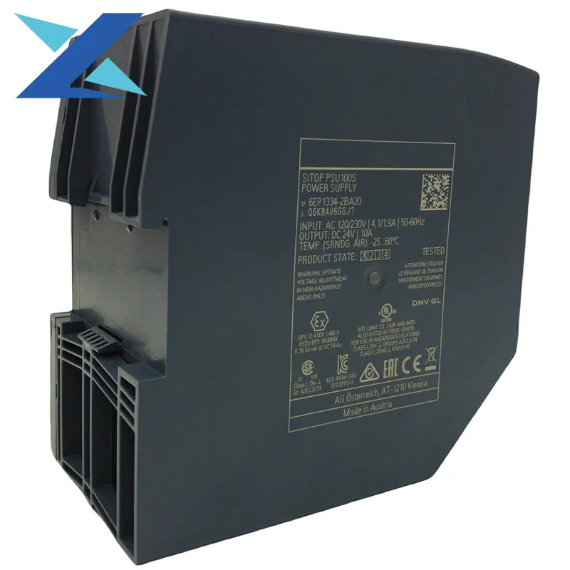 ประสิทธิภาพสูง Siemens ยี่ห้อใหม่ 6EP1334-2BA20 SITOP PSU 100S โอเวอร์โหลดวงจรสั้นป้องกันโมดูลจ่ายไฟ