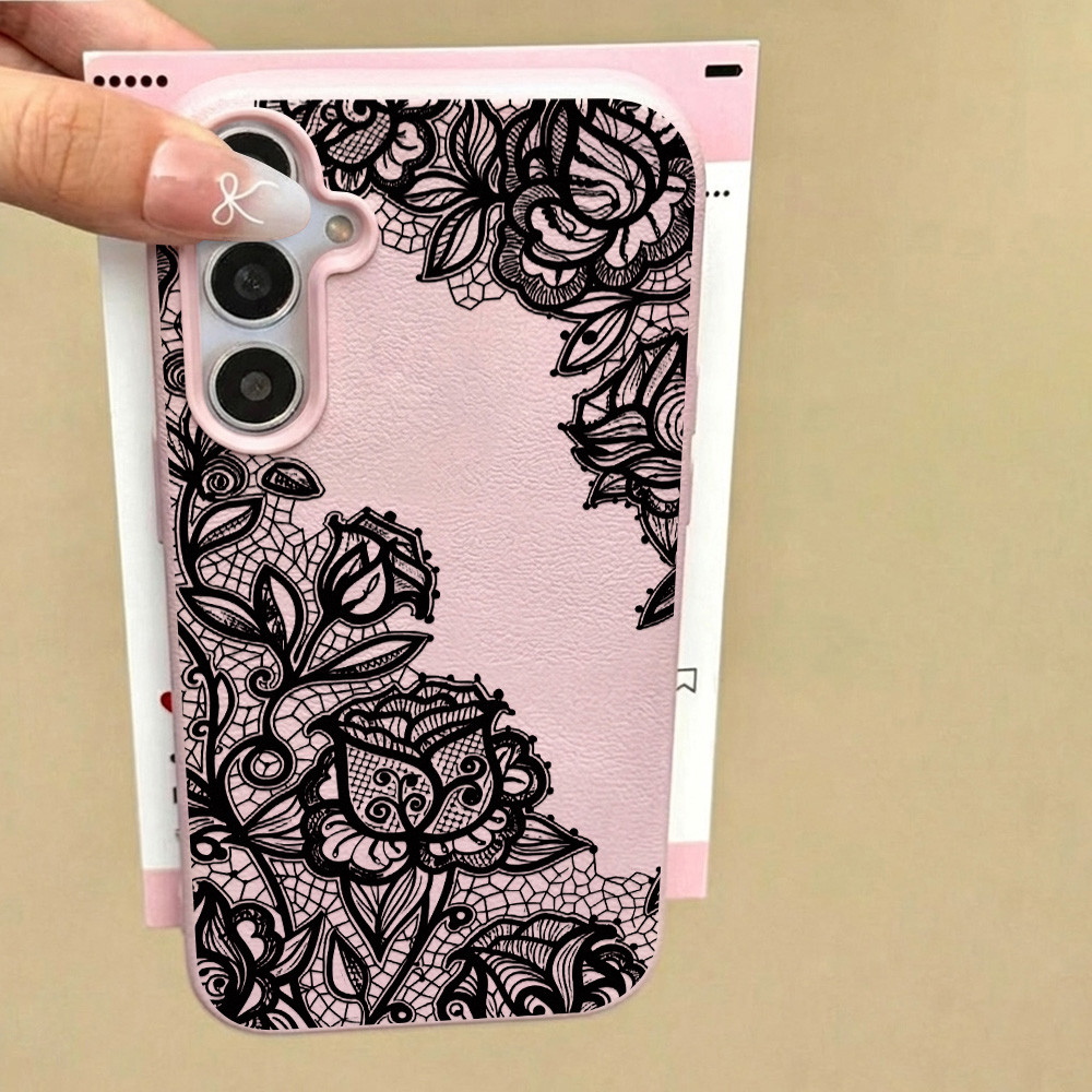 เคส For Samsung A56 A07 A55 A16 A05S A08 A18 A57 A17 A15 A54 S24 FE A36 A06 A35 S25 S26 Ultra A34 A26 สติกเกอร์แมว