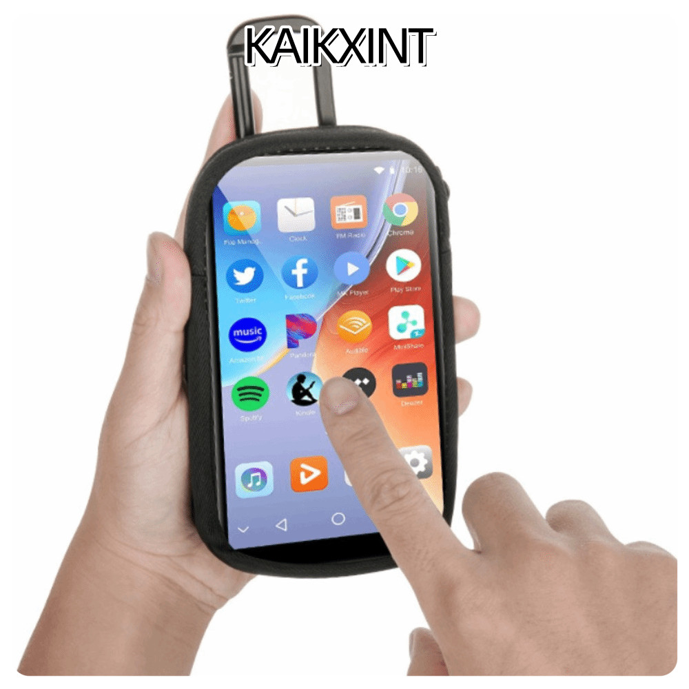 IWIKAXIN Player Carry Pouch, ผ้าสีดํา MP3 MP4 กระเป๋าเก็บ, TPU กันกระแทกแบบพกพา Protector MP3 MP4 Pl
