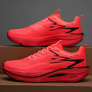 ผู้ชายผู้หญิงรองเท้าวิ่ง Rebound สนับสนุน Professional Cushioning Shock Absorption รองเท้าผ้าใบ