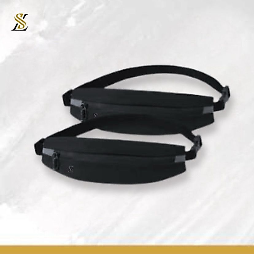Running Belt Mens Running Bag กระเป๋าคาดเอวกีฬา - กระเป๋าคาดเอวมัลติฟังก์ชั่น - ความยืดหยุ่นสูง Luck