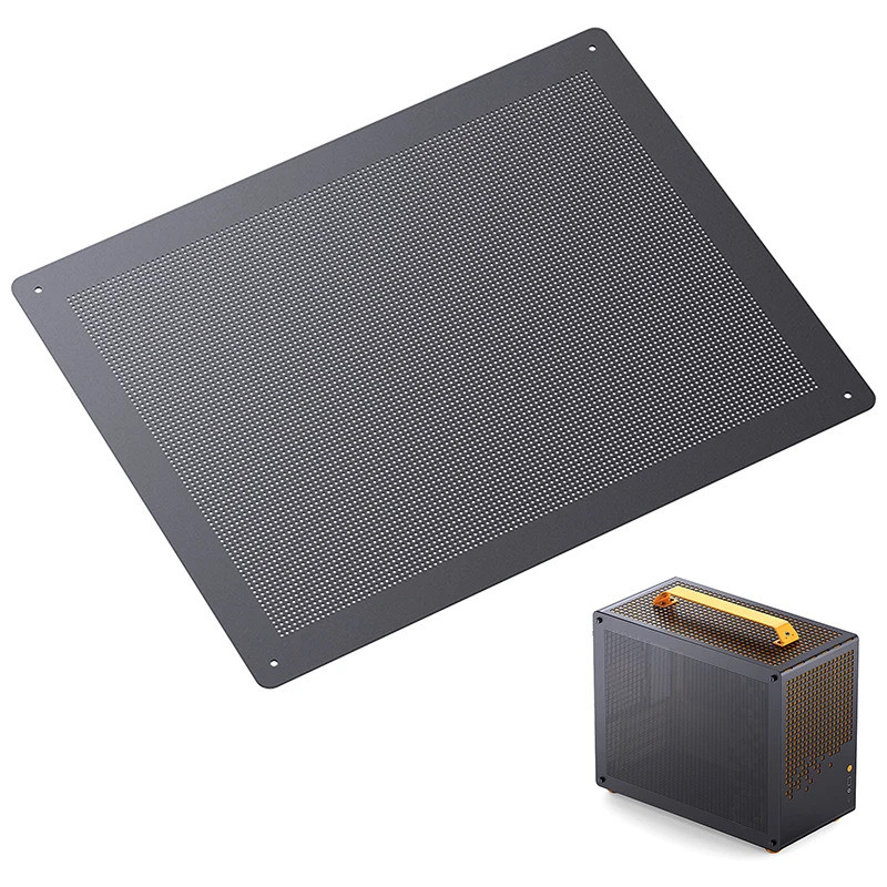 HUI Z20 แชสซีแผงด้านข้าง Handle MATX คอมพิวเตอร์ตาข่ายแผงด้านซ้ายสําหรับกรณีคอมพิวเตอร์ Z20 MESH แผง