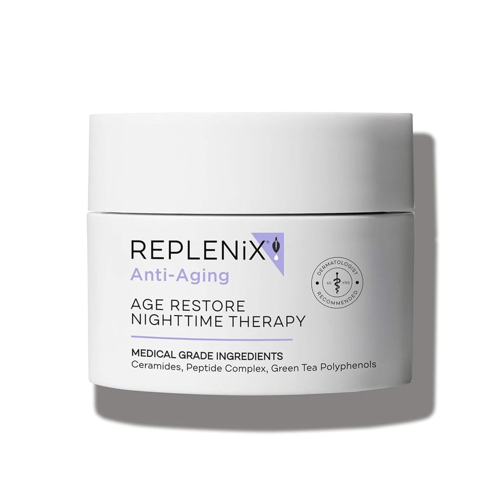 Replenix Age Restore Nighttime Therapy Face Cream, Anti-Aging Medical-Grade Facial Moisturizer สําหร