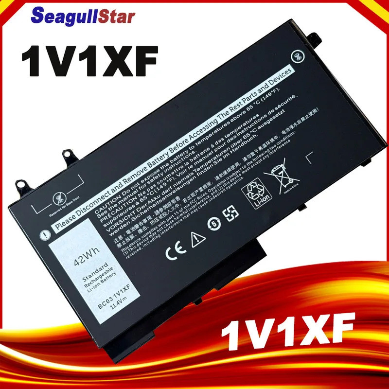 1V1XF 51Wh แบตเตอรี่สําหรับ DELL Precision 3540 3550 Latitude 5400 R8D7N