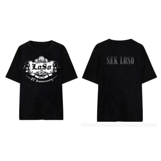 พร้อมส่ง เสื้อยืดผู้ชาย ผ้าฝ้ายแท้100% เสกโลโซที่ระลึก27ปี1996 ใส่สบายสุดๆ ระบายอากาศได้ดี