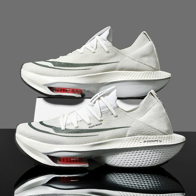 Air Cushion รองเท้าวิ่ง Shock Absorption Rebound Racing Marathon รองเท้าคู่ผู้ชายผู้หญิงกีฬารองเท้าวิ่งยาว