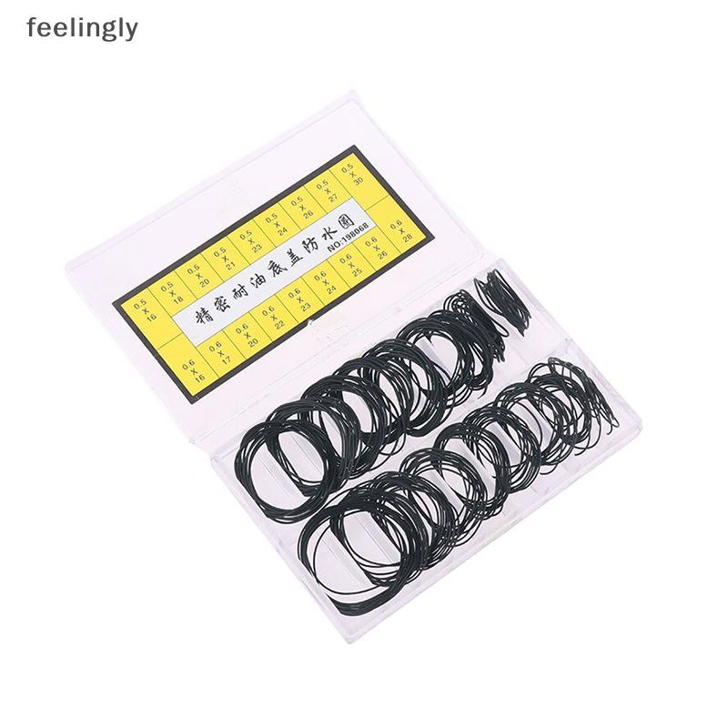 [S&H] 200 ชิ้น/กล่อง 0.5/0.6 มม.นาฬิกา Ba กรณียางกันน้ํา O-Ring ปะเก็นซ่อมเครื่องมือสําหรับช่างซ่อมน