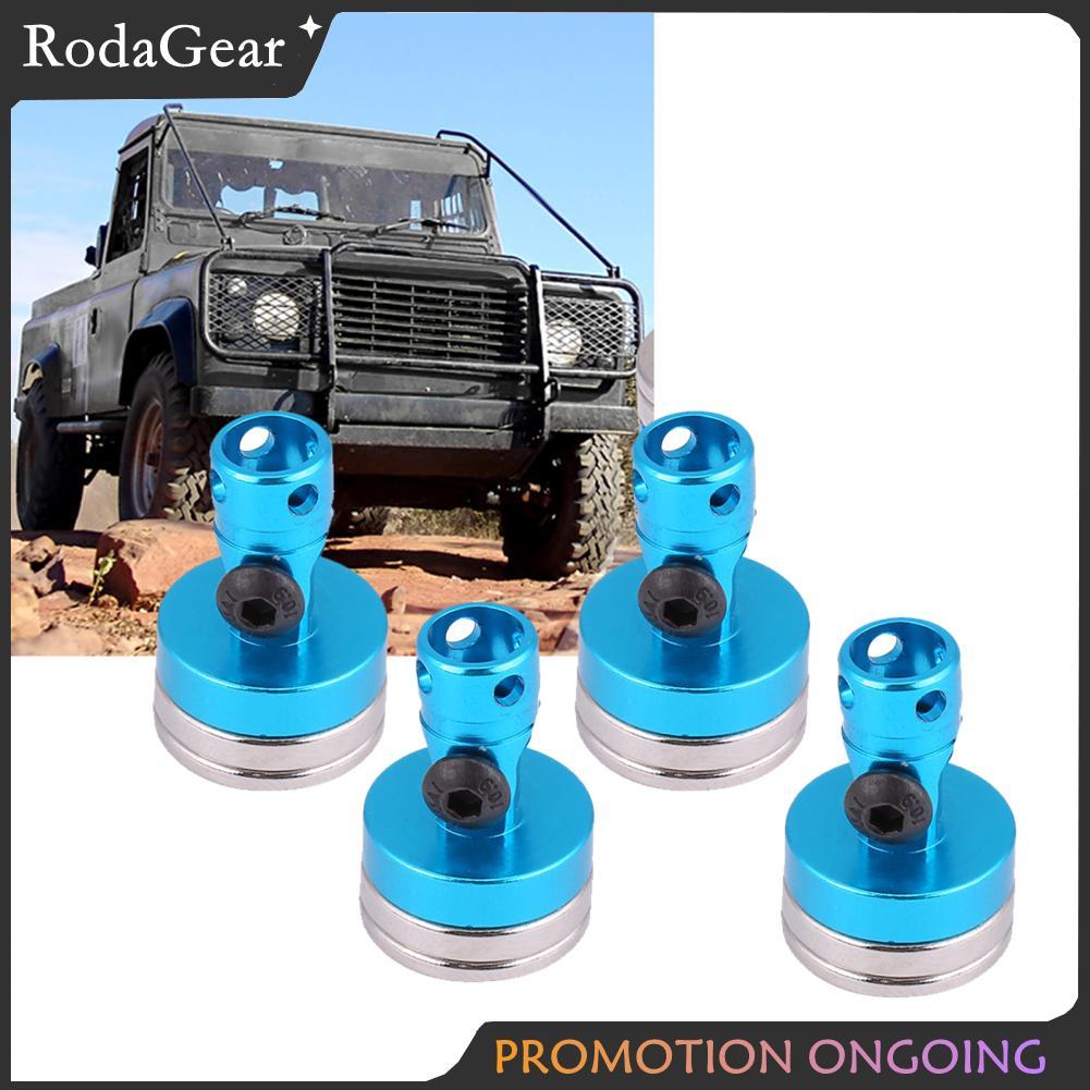 RodaGear Tbest โลหะแม่เหล็ก 4pcs SHELL Body โพสต์สำหรับ 01/AXIAL/SCX10 02010 1:10 อุปกรณ์เสริมแม่เหล็กสร้าง scx10 Axial -02