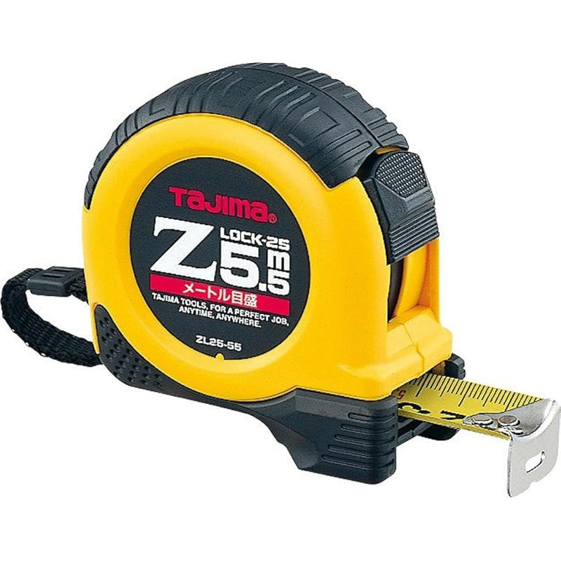 ตลับเมตร Tajima - 5.5 ม. / 8 ม. พร้อม Z-Lock และสเกลเมตริก