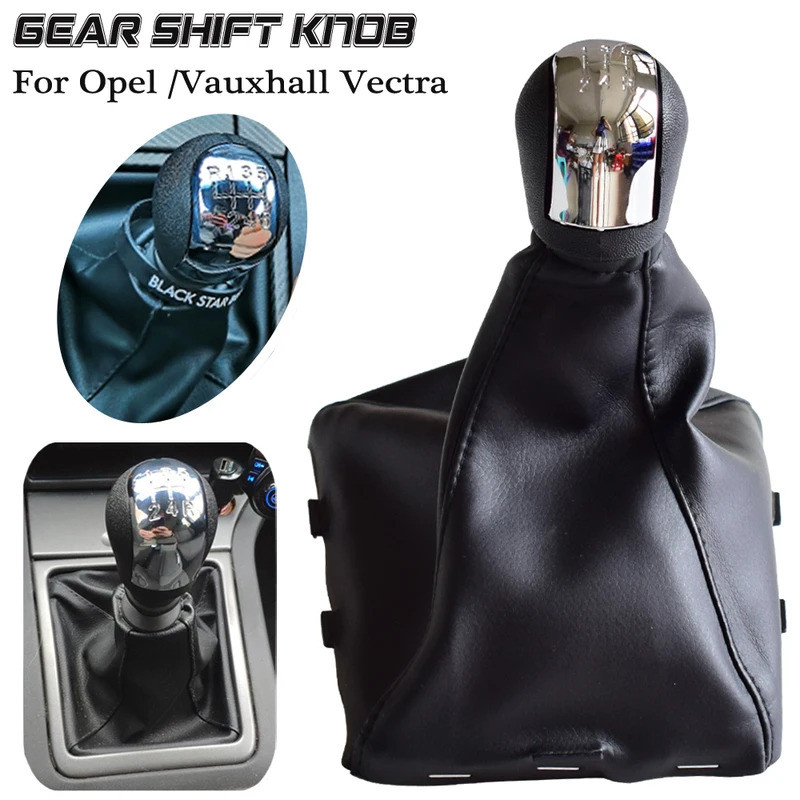 สําหรับ Opel Vectra CB Corsa Astra G SIGNUM Combo 02-05 ABS รถคู่มือ 5 6 เกียร์ Shift Knob Shifter H