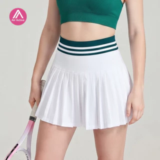 AirActive กระโปรงสำหรับเล่นเทนนิสเอวสูง ป้องกันแสงแดดได้ดี เหมาะสำหรับการเล่นแบดมินตันและออกกำลังกายในฟิตเนสกลางแจ้ง