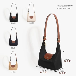 HOBO Bag LOONG JUMP Vogue Series กันน้ำ กระเป๋าสะพายไหล่ New War Horse Ladies ของขวัญ กระเป๋าถือ