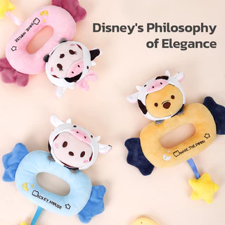 Disney ตุ๊กตามือเขย่า มีเสียงเขย่า สีสันสดใส ของเล่นเด็กอ่อน ของเล่นเขย่า