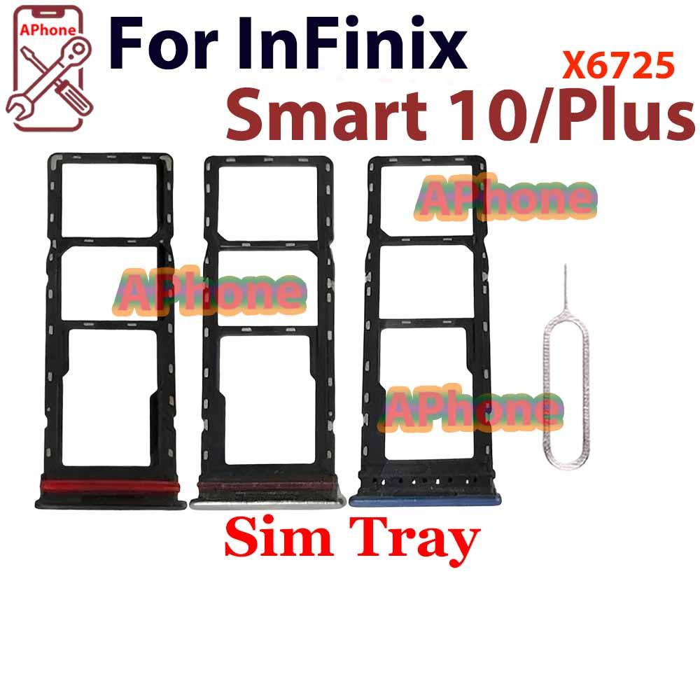 สําหรับ Infinix Smart 10 Plus X6725 X6725B ช่องถาดซิมการ์ด