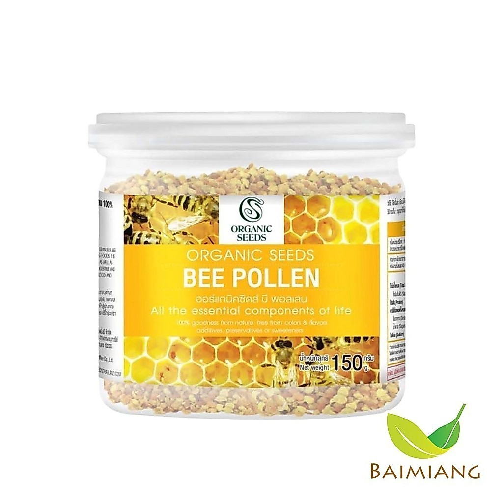 Organic Seeds เกสรผึ้ง ตรา ขนาด 150 กรัม (02371)