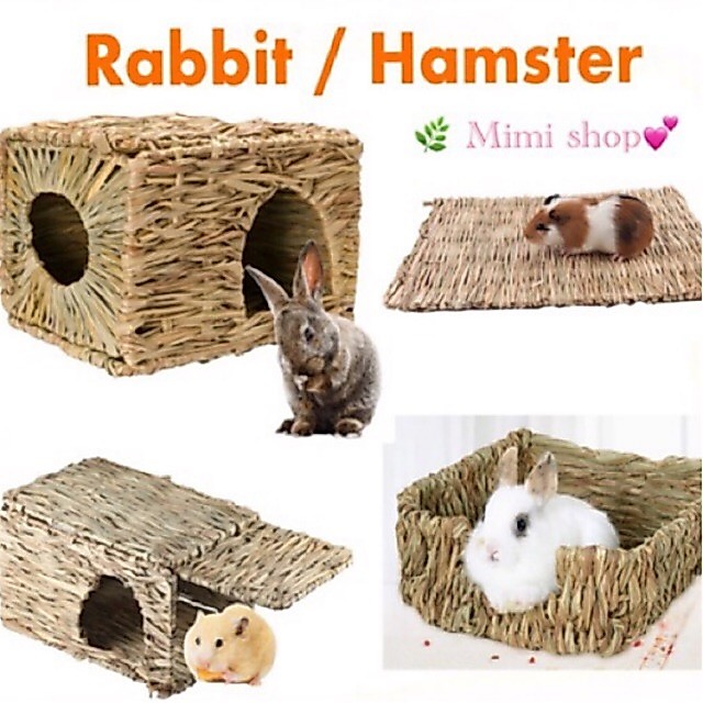 *พร้อมส่ง❤️บ้านหญ้าห๊อมหอม ที่น้องกระต่ายและหนูชื่นชอบ 🐰💕🐹 is
