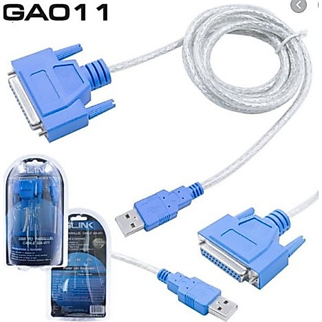 Glink GA-011 USB TO Parallel DB25/F Cable