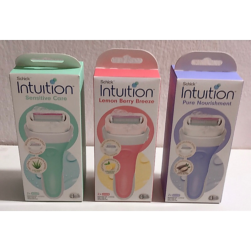 มือ 1 แท้ มีของ ตัดรอบ 11.00น. ทุกวัน มีดโกนหัวสบู่ Schick Intuition แบบมีด้ามจับ ของแท้
