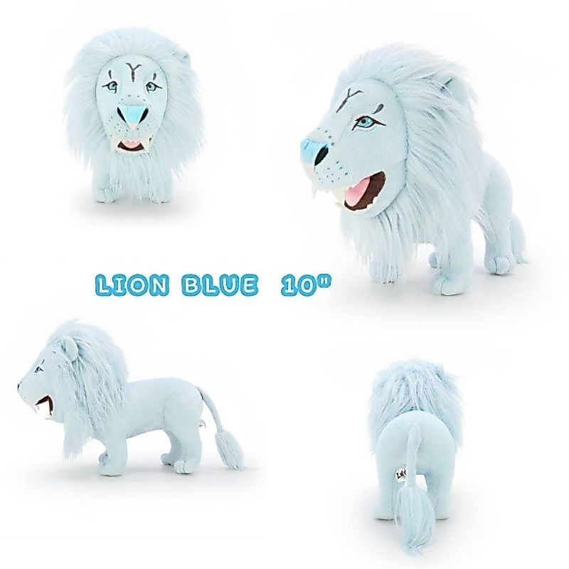 ตุ๊กตาสิงโต Lion Blue 10" ตุ๊กตาสิงโตสีฟ้า ขนาด 10 นิ้ว ผลิตจากผ้าใช้ใยโพลีเอสเตอร์ เกรดA