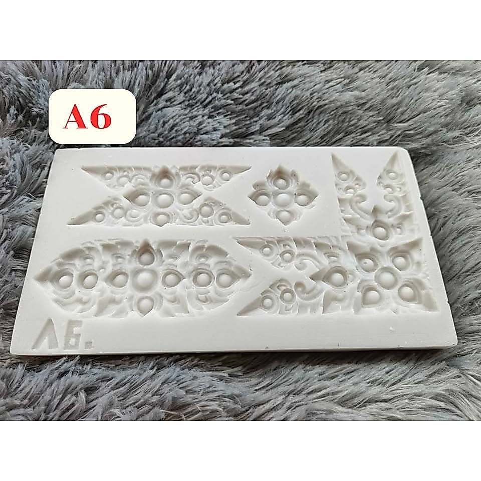 Tấm dập họa tiết Thái, mẫu dập họa tiết Thái, dùng cho công việc làm huy hiệu, đầu mặt nạ, mẫu khuôn nhựa resin