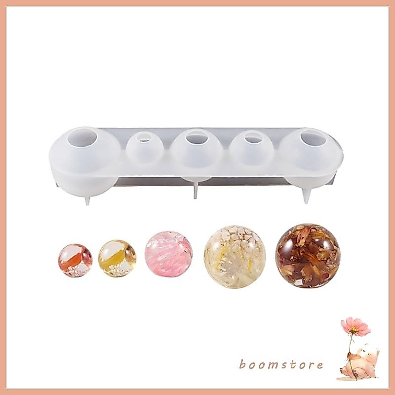 Boom อเนกประสงค์เรซิ่นทรงกลมแม่พิมพ์ซิลิโคนทรงกลมที่ละเอียดอ่อน Moulds อเนกประสงค์แม่พิมพ์ซิลิโคนสําหรับสร้างเครื่องประดับเรซิน