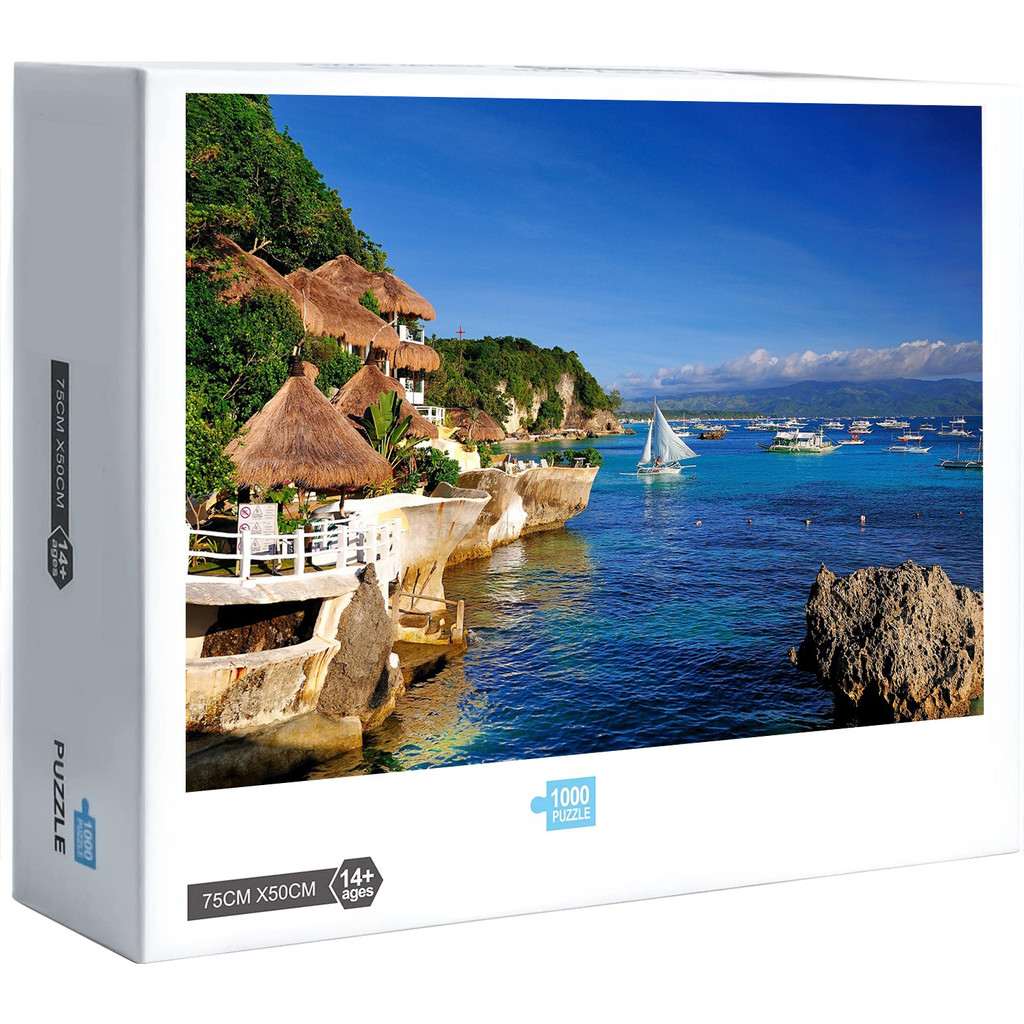 Boracay Island West Cove Resort Banka จิ๊กซอว์ปริศนา 300 500 1000 ชิ้นของขวัญเกมตกแต่งบ้าน