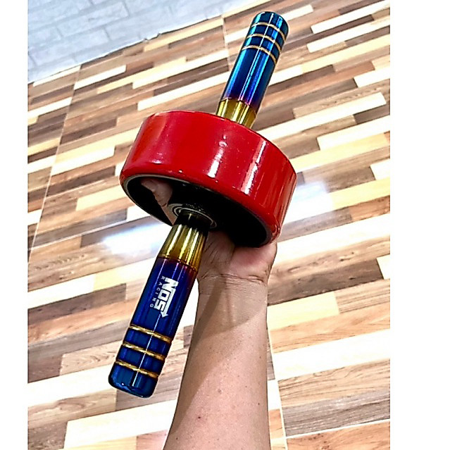 ลูกกลิ้งออกกำลังกาย ไซส์5“x 2"ด้ามไทเท