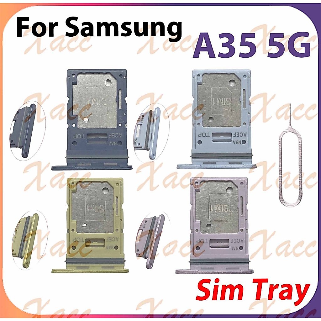 สําหรับ Samsung Galaxy A35 5G ซิมการ์ดถาดผู้ถือโทรศัพท์เปลี่ยนการติดตั้ง