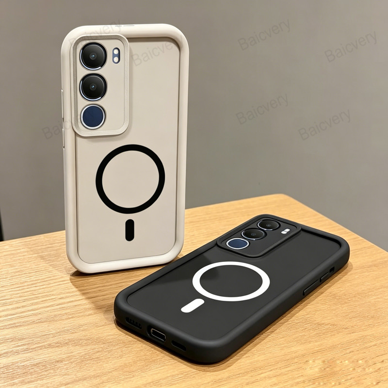 ปลอกกันกระแทกสําหรับ VIVO Y19S Pro VIVO Y31 5G Y21D 4G พร้อมสติกเกอร์แม่เหล็กสําหรับ VIVO Y19S 4G Y2