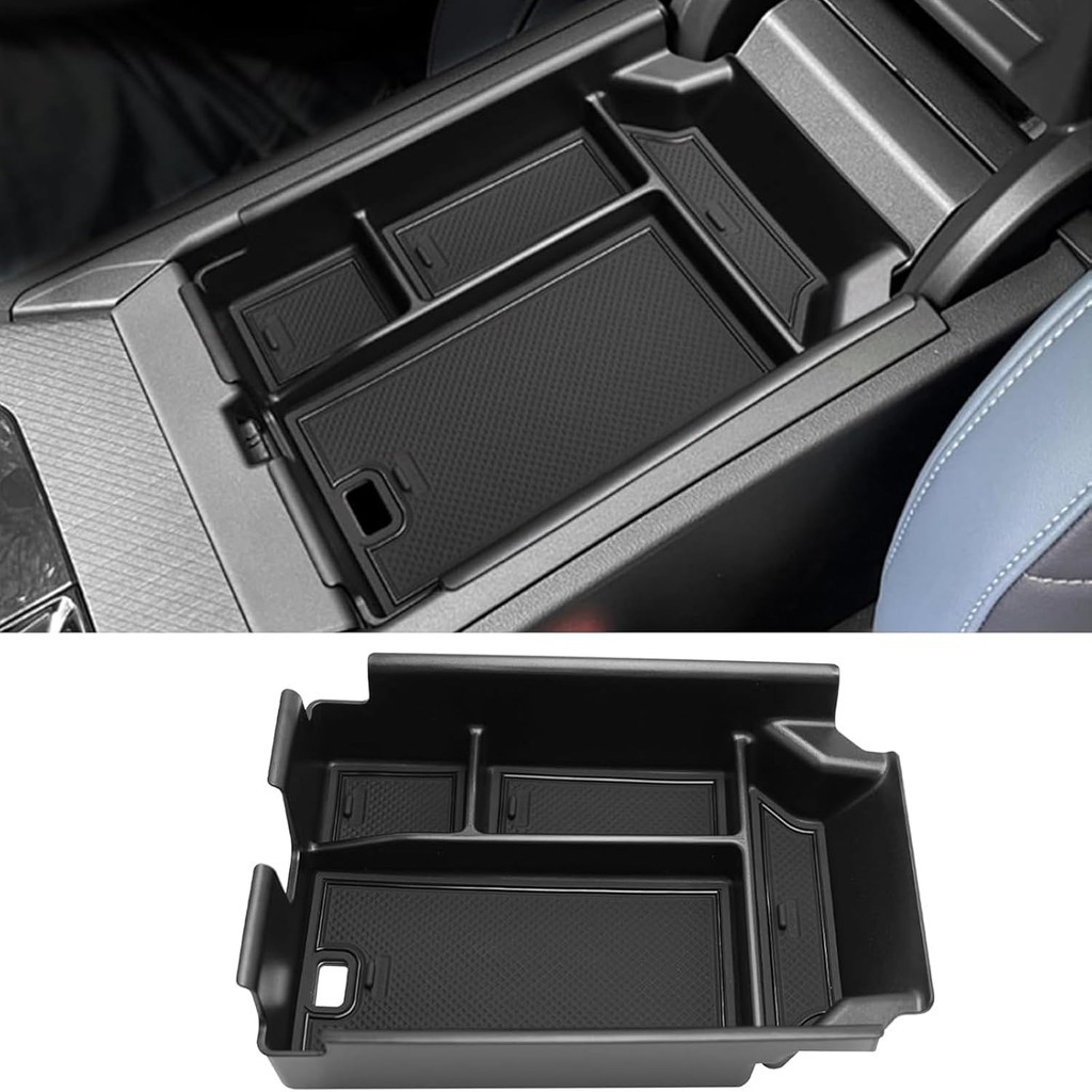สําหรับ 2025 BMW X3 คอนโซลกลางสําหรับ BMW X3 G45 (30 xDrive/M50 xDrive), พลาสติก ABS ทนทานและยางกันล