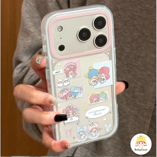 เคสโทรศัพท์การ์ตูนน่ารักเมโลดี้ เคสไอโฟน 17 16 สำหรับ iPhone 15 12 17 13 11 16 14 Pro Max 17AIR 16 15 14 Plus