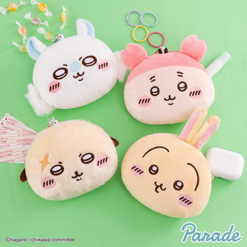 Chikawa chikawa Plush Card Holder จี้ 2 ระเบิด Usaki Flying Squirrel Ottoman หนังสือโบราณสินค้า