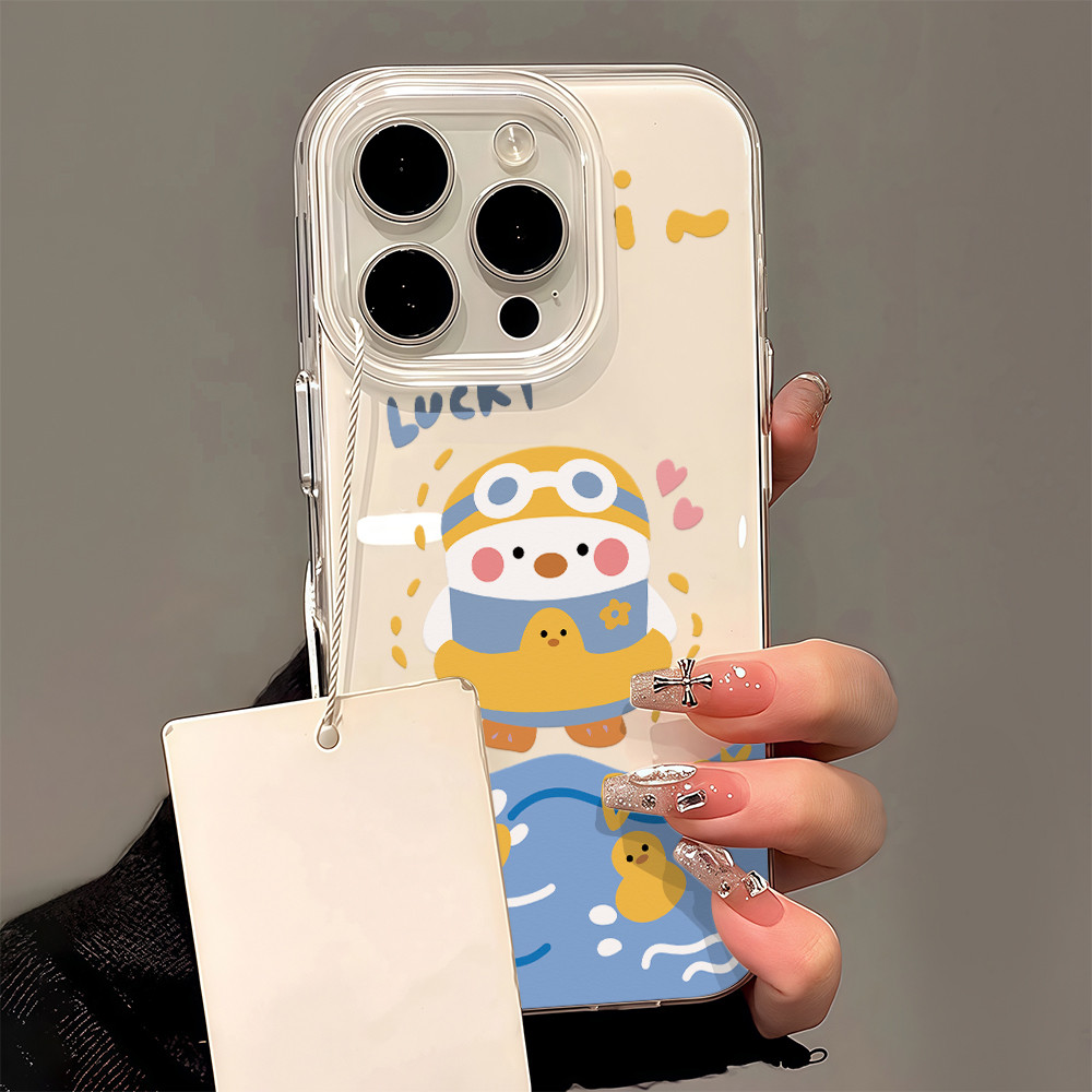 จัดส่งในพื้นที่ เคสครีมIMD น่ารัก ภาพเคลื่อนไหวการ์ตูน ForVIVO Y20 Y1S Y91C Y93 Y50 Y02 4G Y27 Y77T 