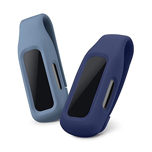kwmobile Silicone Clip Holders for Fitbit Inspire 3 / Inspire 2 / Ace 3 - 2 Pack Fitness Tracker Cli