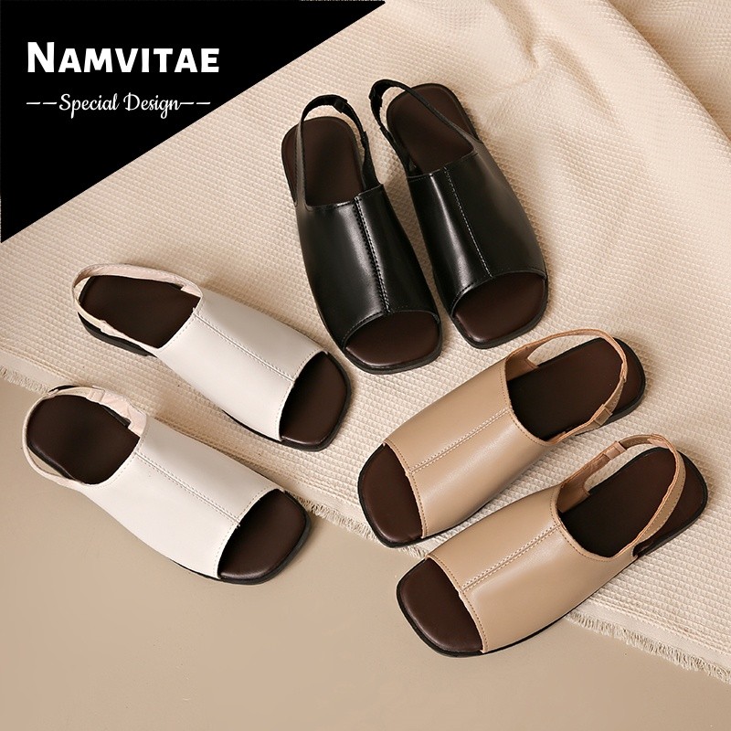 Namvitae รองเท้าแตะสำหรับผู้หญิงแฟชั่นน้ำหนักเบาสะดวกสบาย Bugget รองเท้าแตะกลางแจ้ง