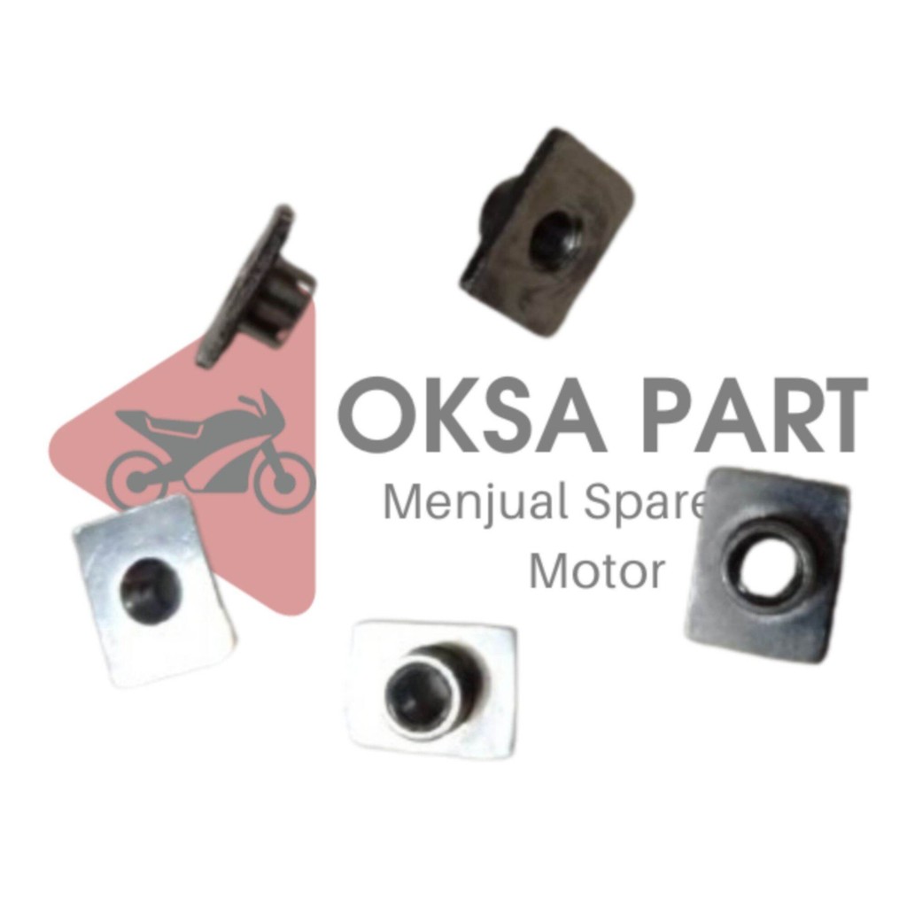 M6 น็อตสี่เหลี่ยมพิเศษ Honda Revo 110 FI, Sonic K56, Supra GTR K56F, Vario 160 K2S, CBR 150R ฯลฯ ต้น