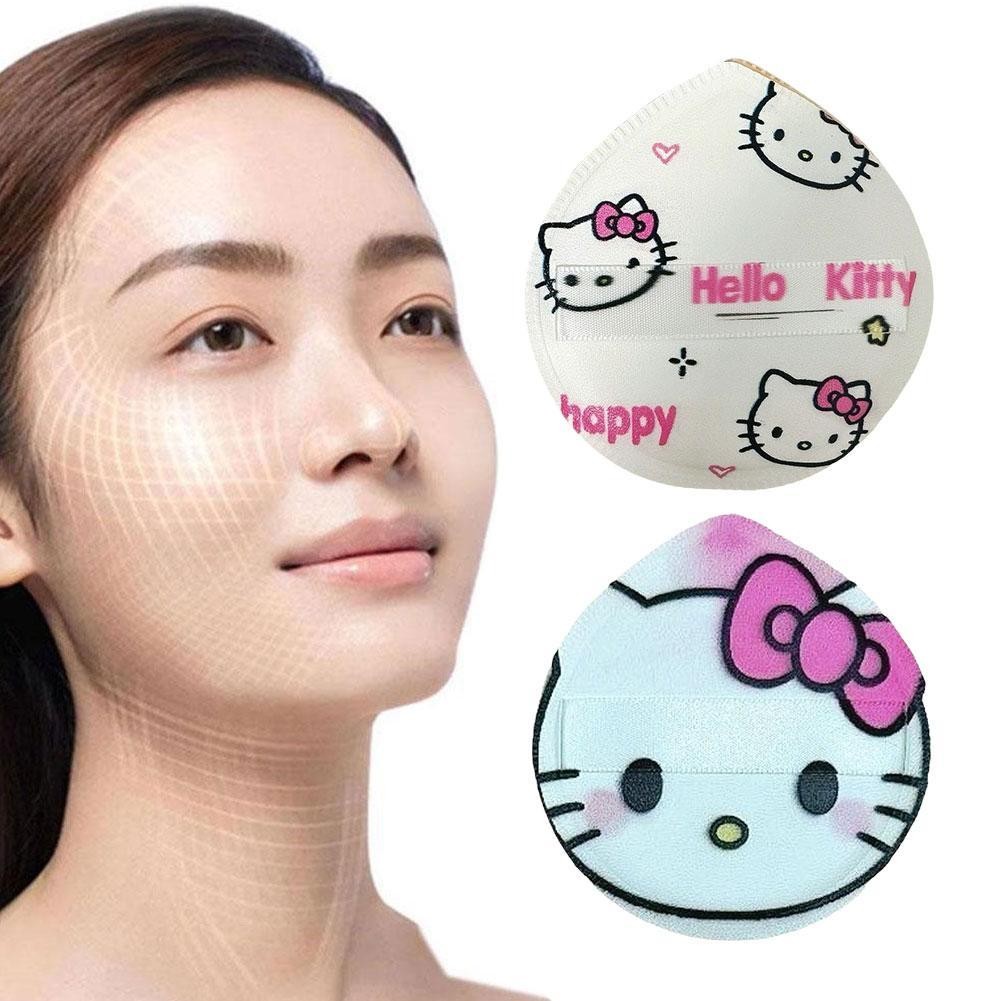 การ์ตูนน่ารัก Kt Cat Marshmallow Air Cushion Puff ขนาดใหญ่หยดน้ํา M2p0