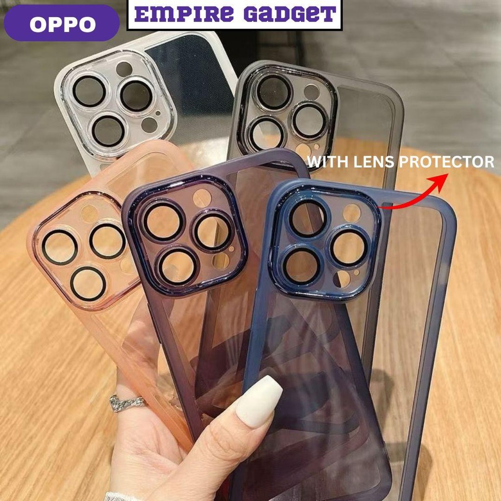 เคสป้องกันเลนส์ Oppo Reno 15F,15,14F,13F,12F,11F,10Pro,A6Pro,A5Pro,A3Pro,A98,A96 เคสซิลิโคนอ่อนนุ่มเ