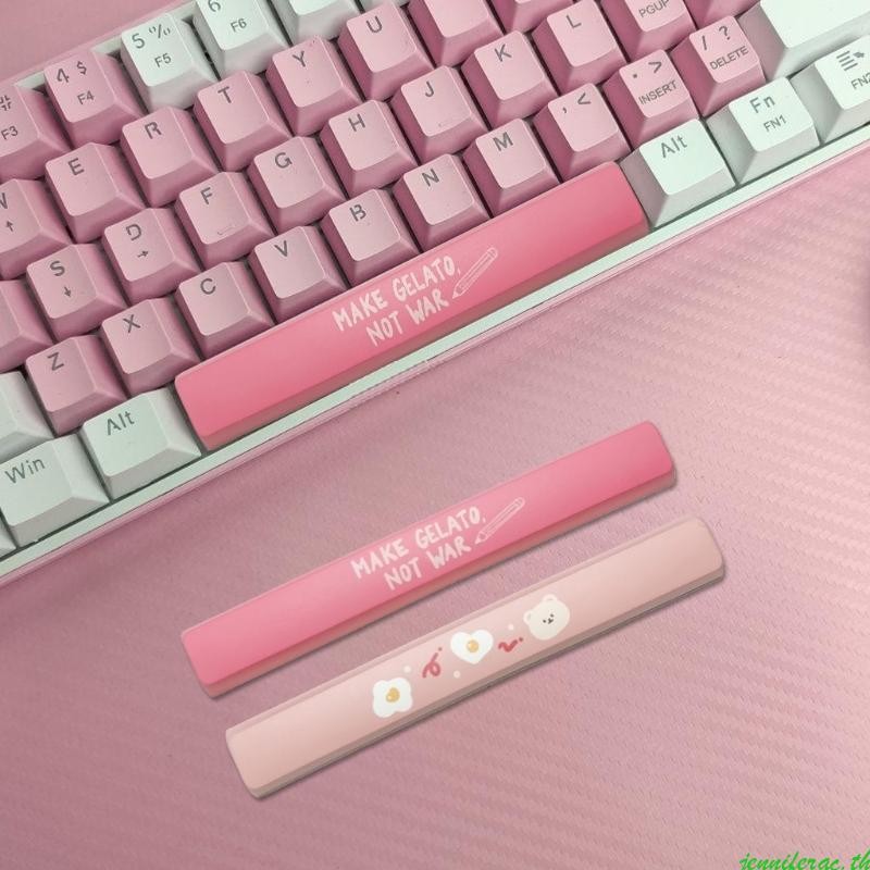 Jenniferac Customised 7U PBT Space Keycap สําหรับคีย์บอร์ดแบบกลไก Spacebar Keycap สําหรับและความทนทา