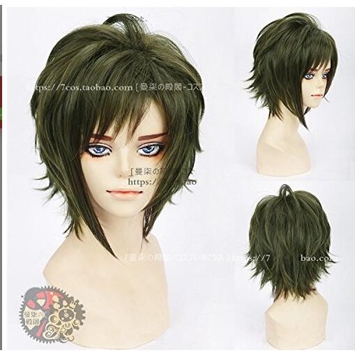 วิกผม[IDOLISH7] Yamato algae สีเขียว สำหรับคอสเพลย์