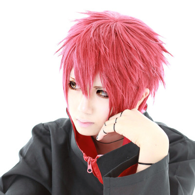 วิกผมคอสเพลย์ Naruto Akasa Scorpion สีแดงทรงสั้น