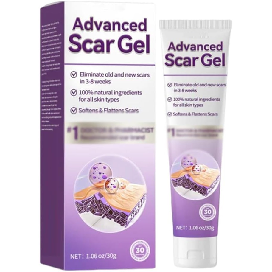 Advanced Scar Gel, Keloid Bump Removal, Scar Cream, Scar Removal Cream, Keloid Removal Cream, Keloid