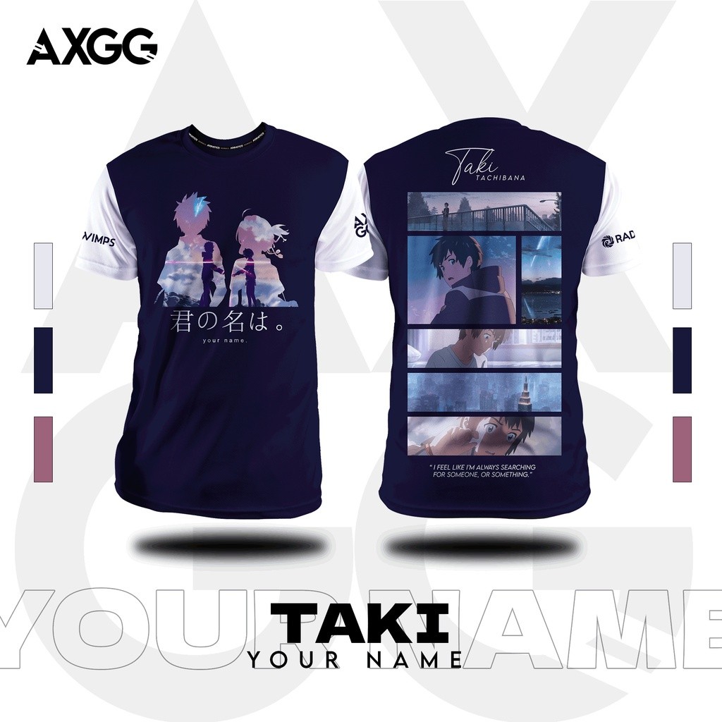 เสื้อยืดอนิเมะ Kimi no Nawa AGGG