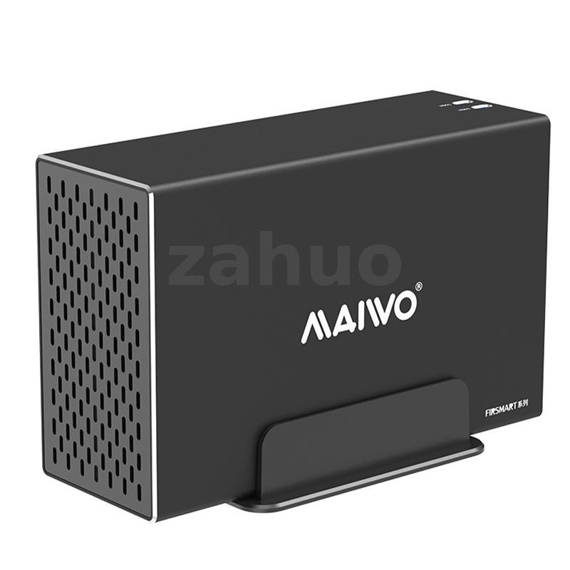 MAIWO K3572C 3.5 HDD SATA RAID Storage Enclosure 10Gbps Dual Bay Hard Drive Docking Station ถึง USB3.1 Type-C Gen2 พร้อม 4 Raid