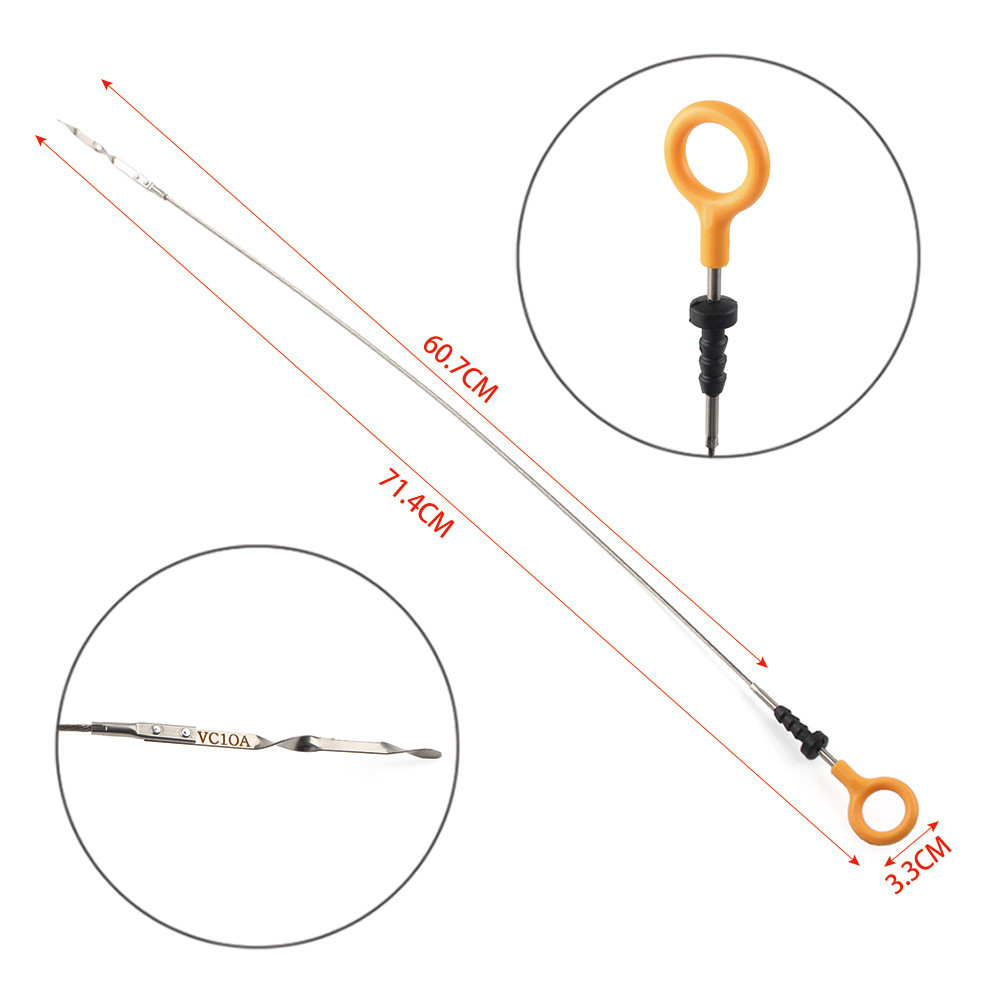 714 มม.รถ 3.0l เครื่องยนต์ Dipstick สําหรับ Nissan Patrol Gu 2006-2007 11140vc10a