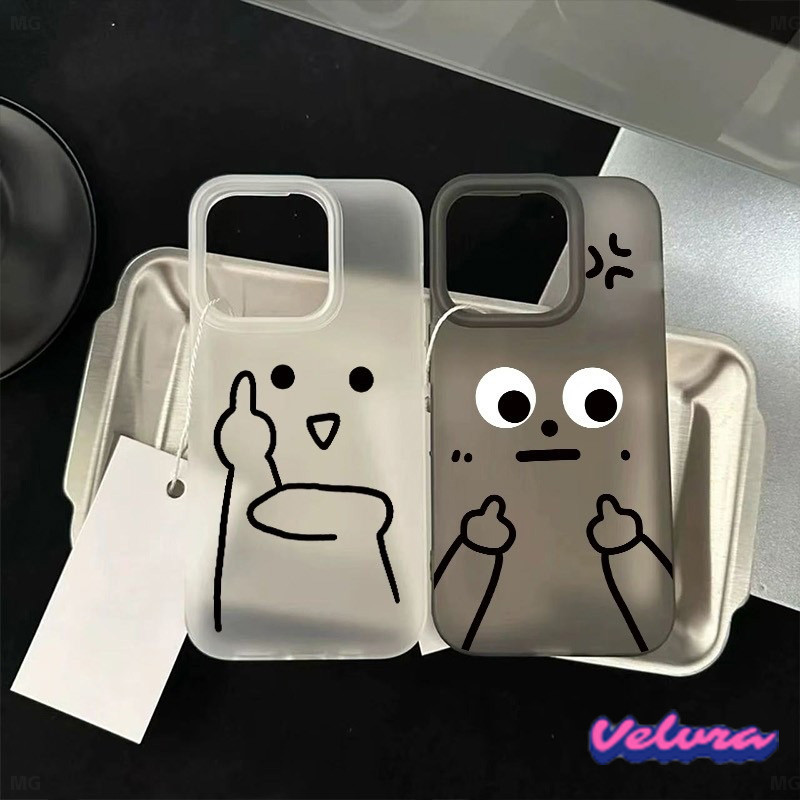 ฝาครอบโทรศัพท์นุ่ม ดูถูกจากมือเล็กๆน้อยๆ สำหรับ iPhone 11 Pro 13 15 14 ProMax 7Plus 8Plus X XR XS Max 16 Pro Max กันกร